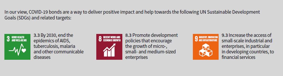 COVID-19 bonds are a way to deliver positive impact